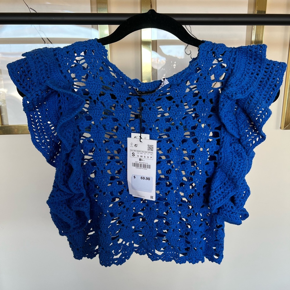 ZARA CROCHET TOP